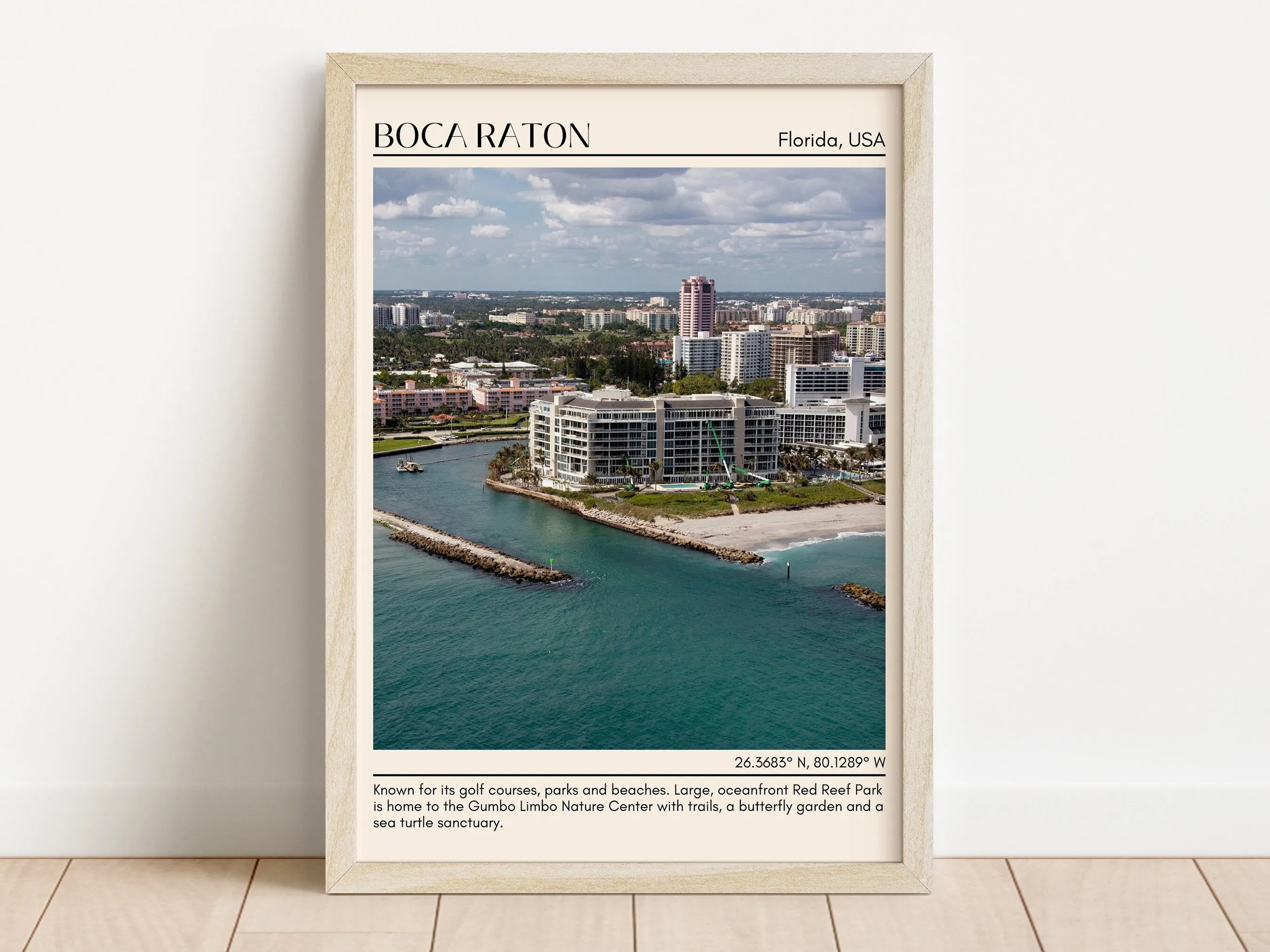 Boca Raton Wall Canvas, USA