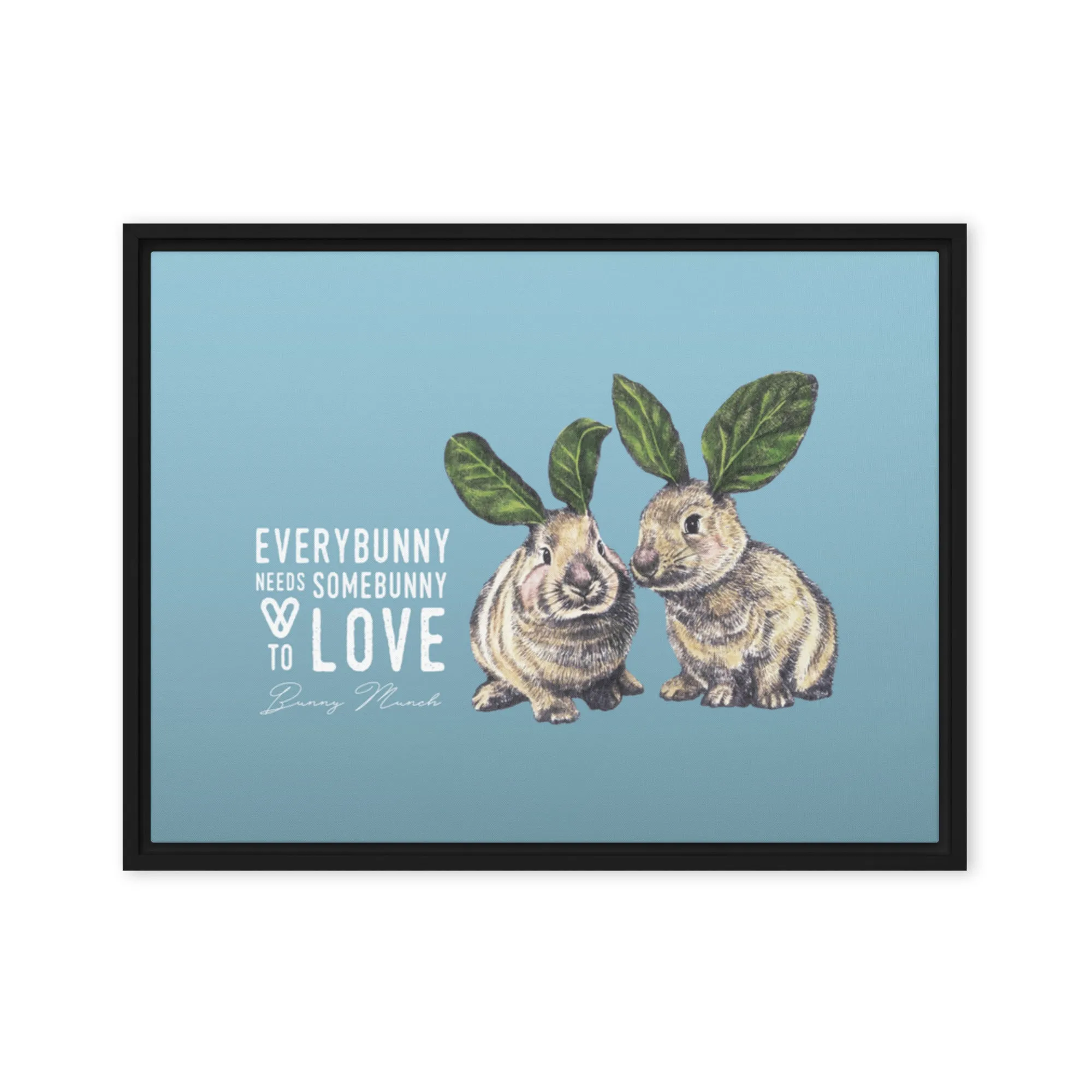 Bunny Munch Canvas Print