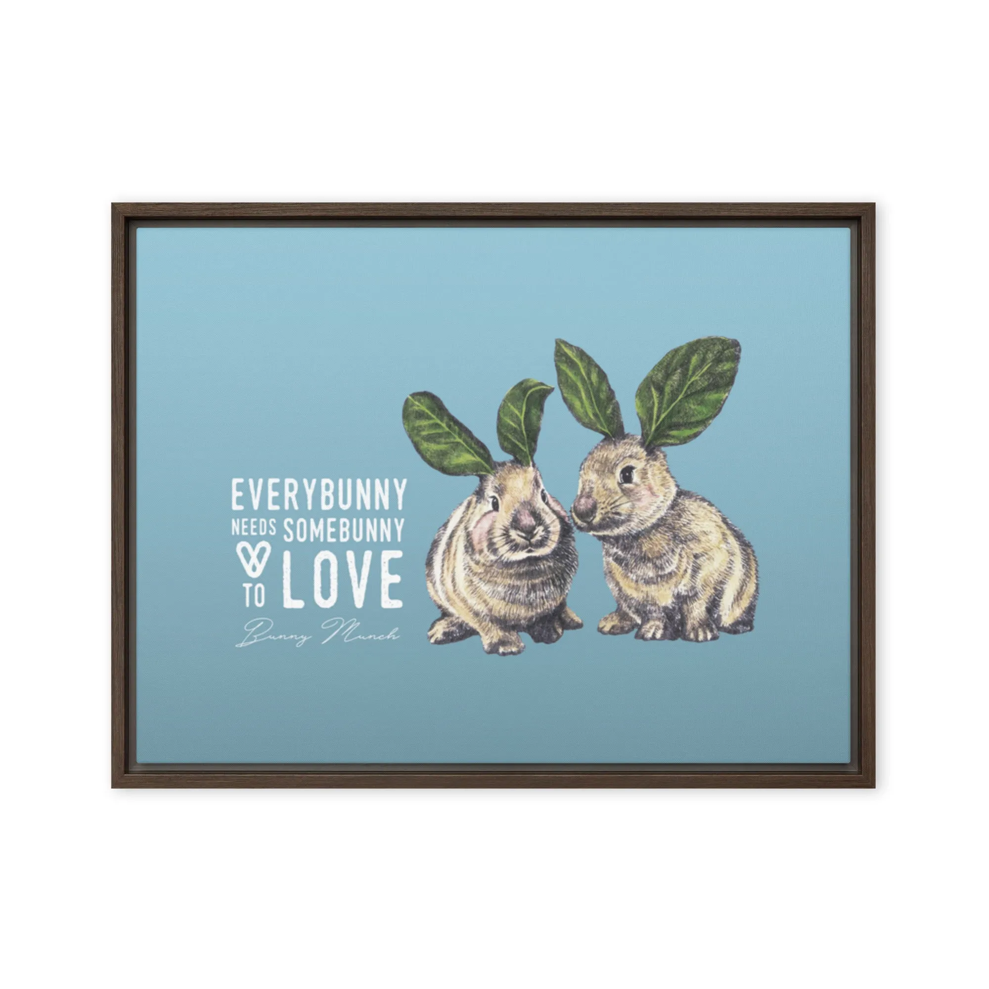 Bunny Munch Canvas Print