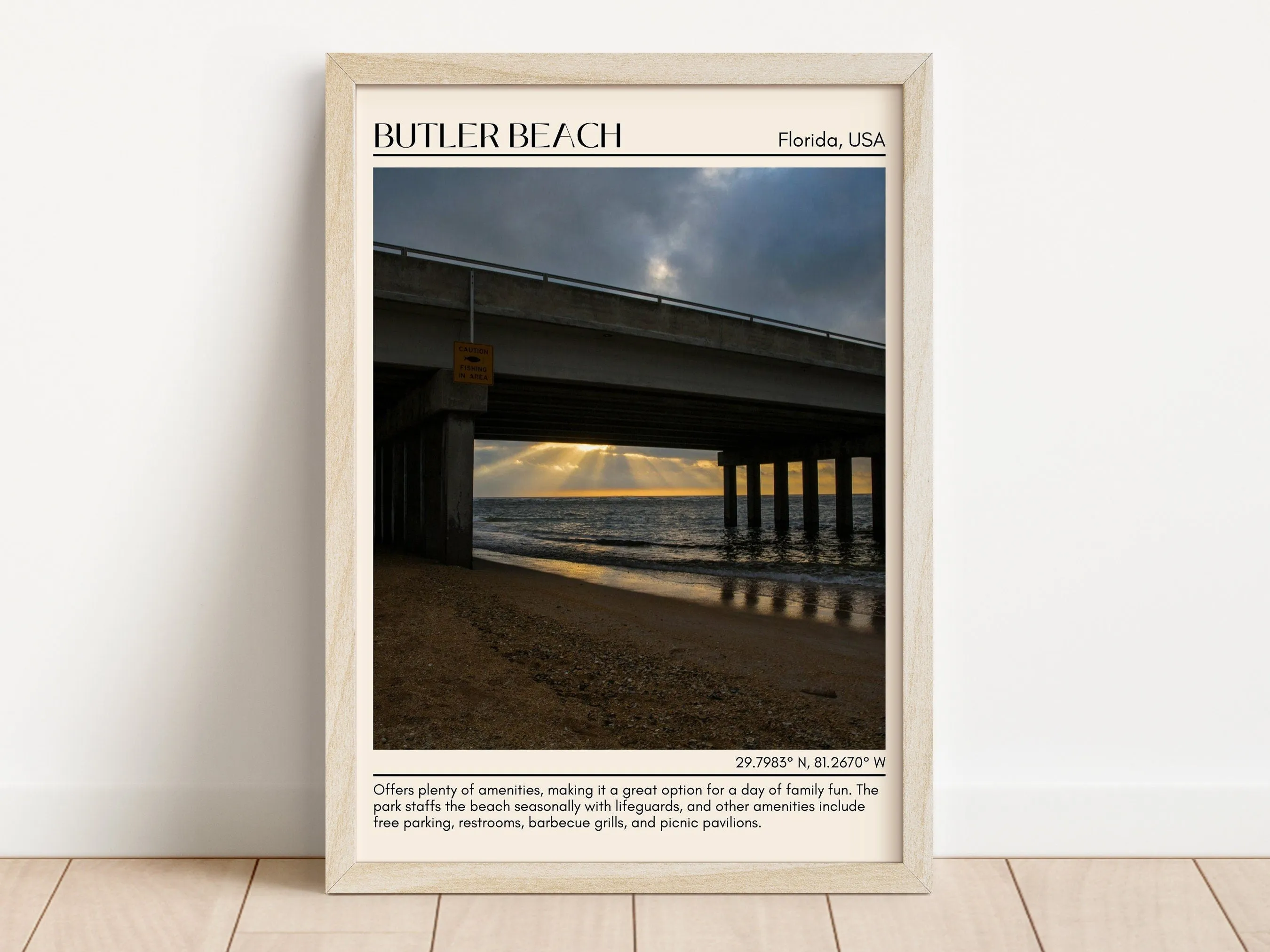 Butler Beach Wall Canvas, USA