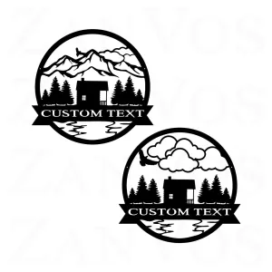 Cabin Outdoor Monogram