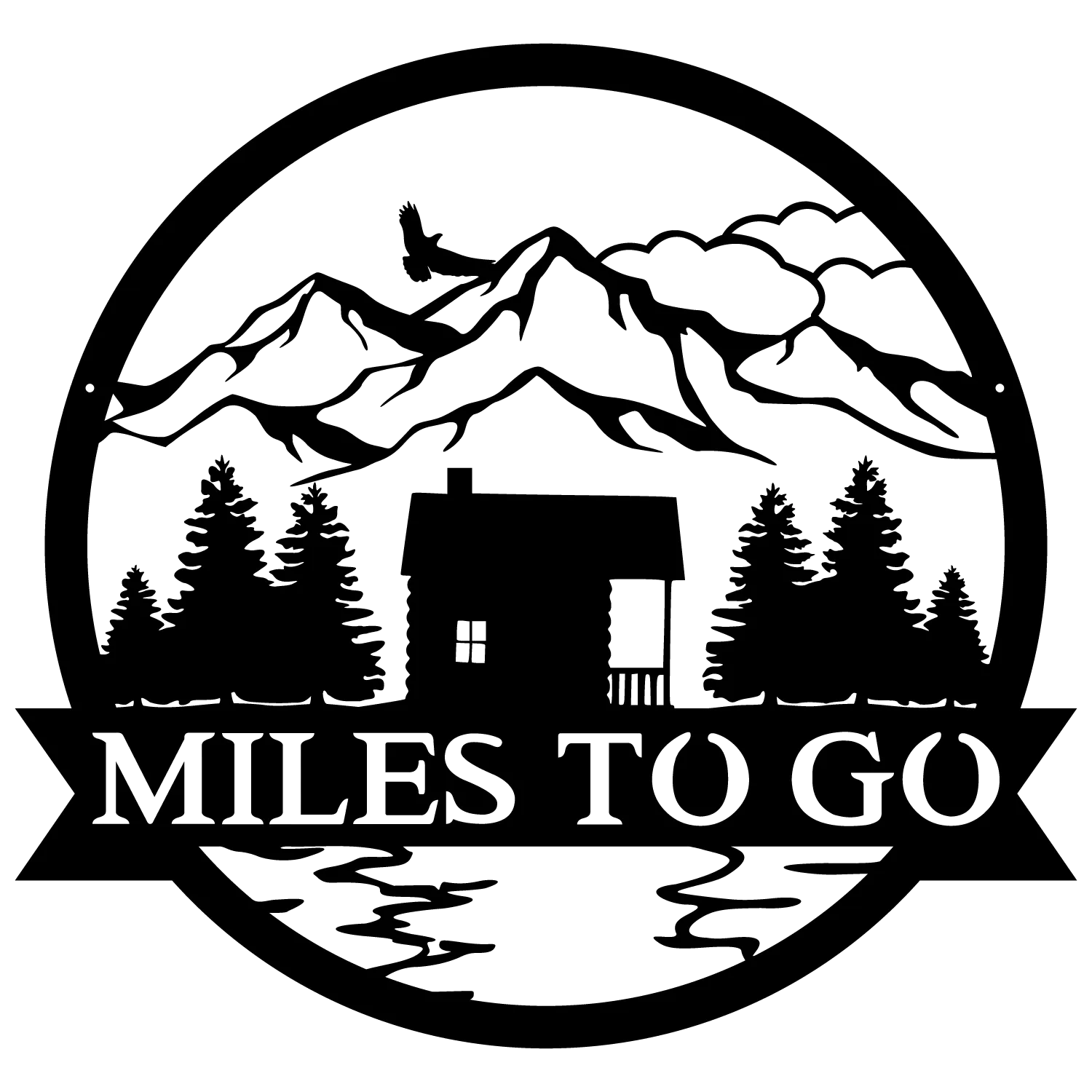 Cabin Outdoor Monogram