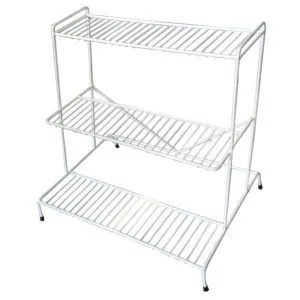 Camal No.30 White Flower Stand (30”L x 30”W x 28.5”H)