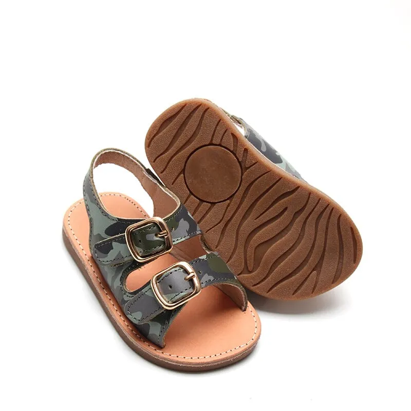 Camo - Summer Sandal - US Size 5-9 - Hard Sole
