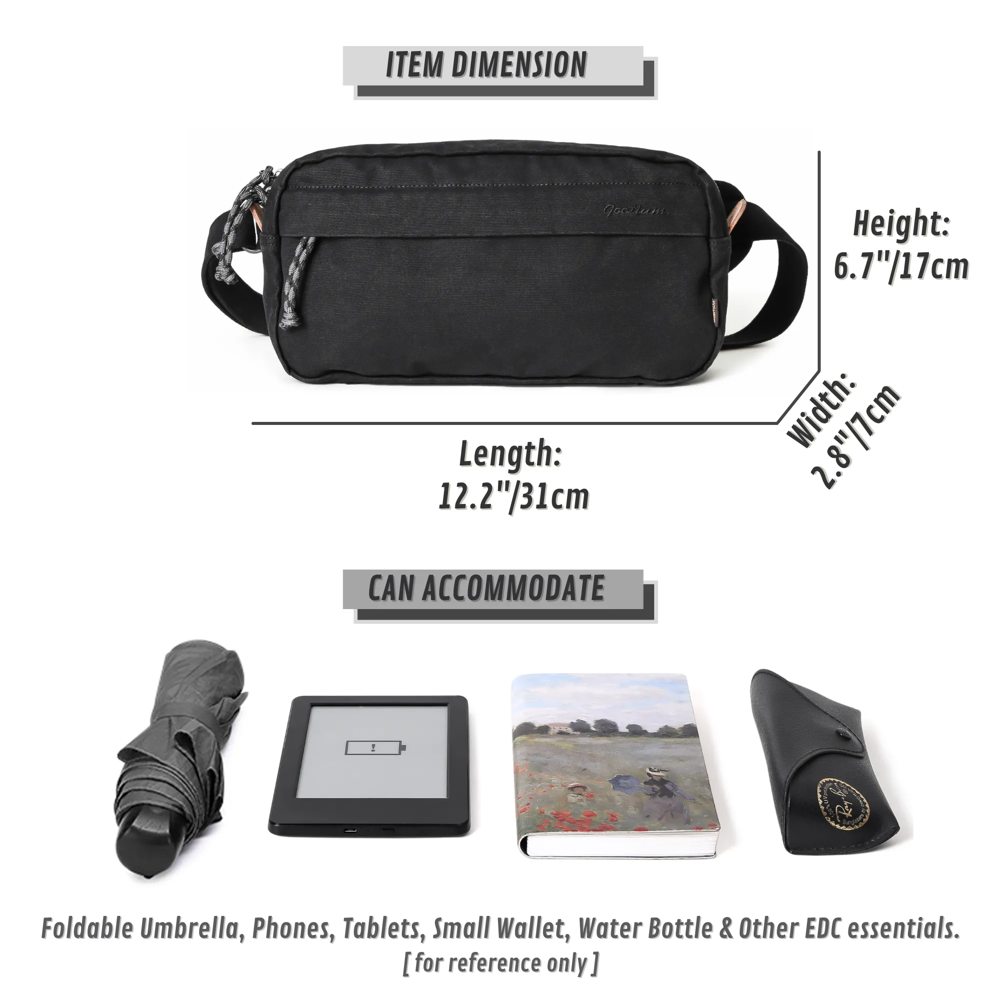 Canvas Crossbody Bag #G2109