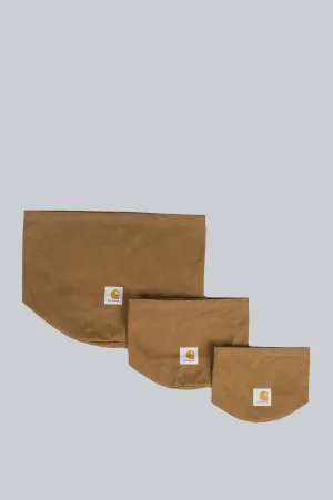 CARHARTT WIP CANVAS PLANTER SET HAMILTON BROWN