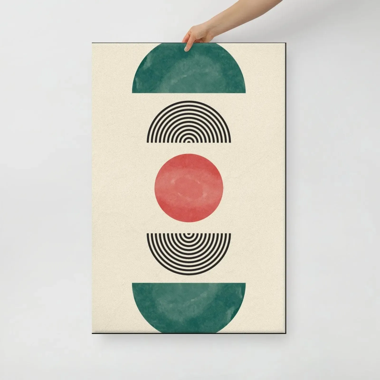 Center of Gravity: A Calming Abstract Canvas Print – Find Your Inner Zen