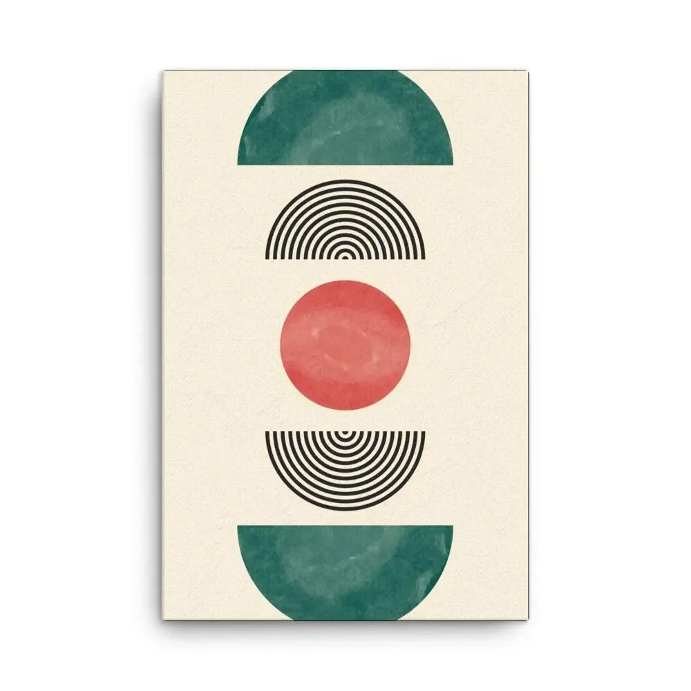 Center of Gravity: A Calming Abstract Canvas Print – Find Your Inner Zen