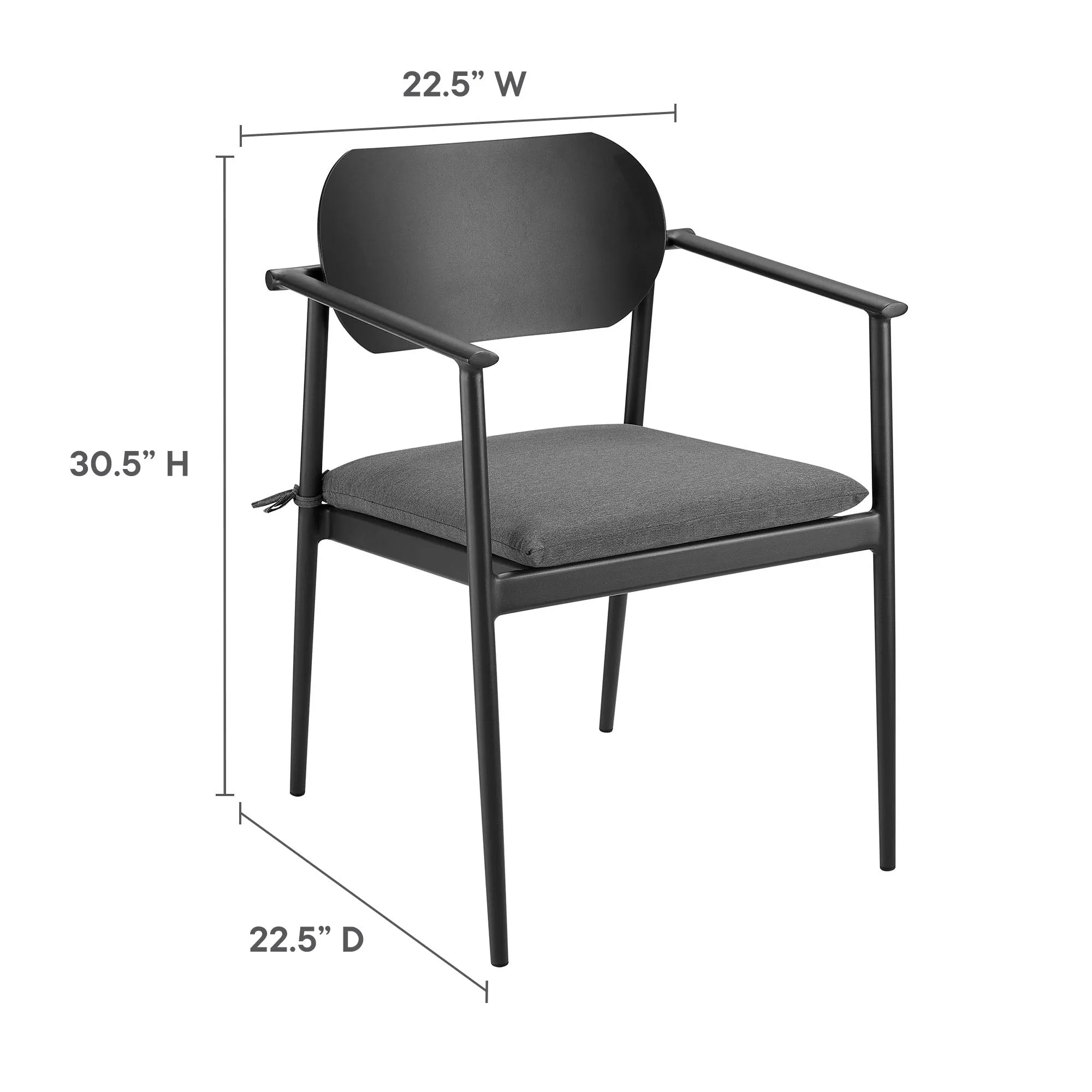 Chic & Durable Modern Outdoor Patio Table Set