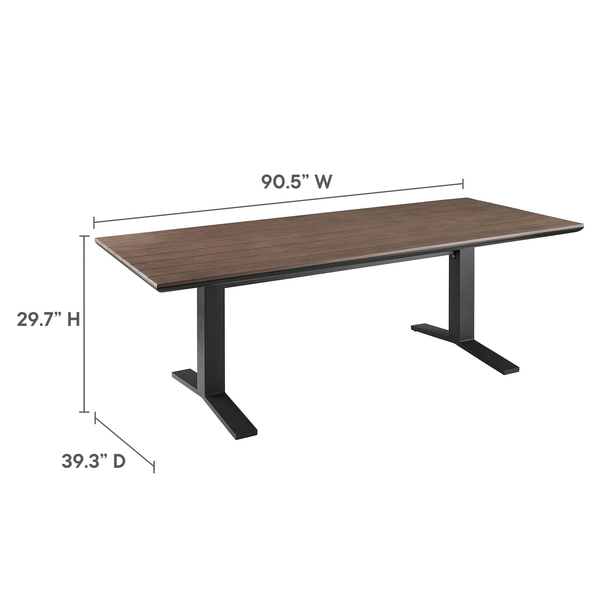 Chic & Durable Modern Outdoor Patio Table Set