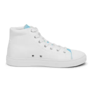 Chicago Flag Women’s high top canvas shoes