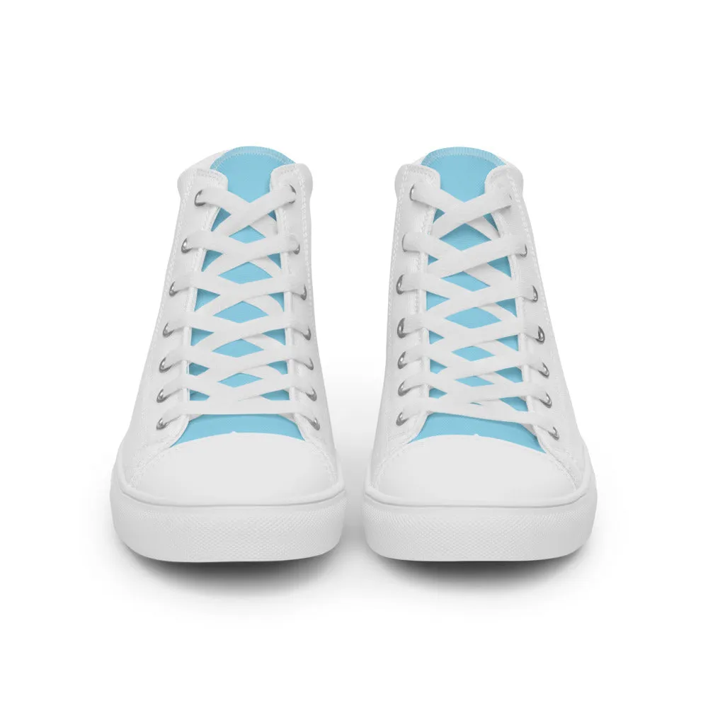 Chicago Flag Women’s high top canvas shoes