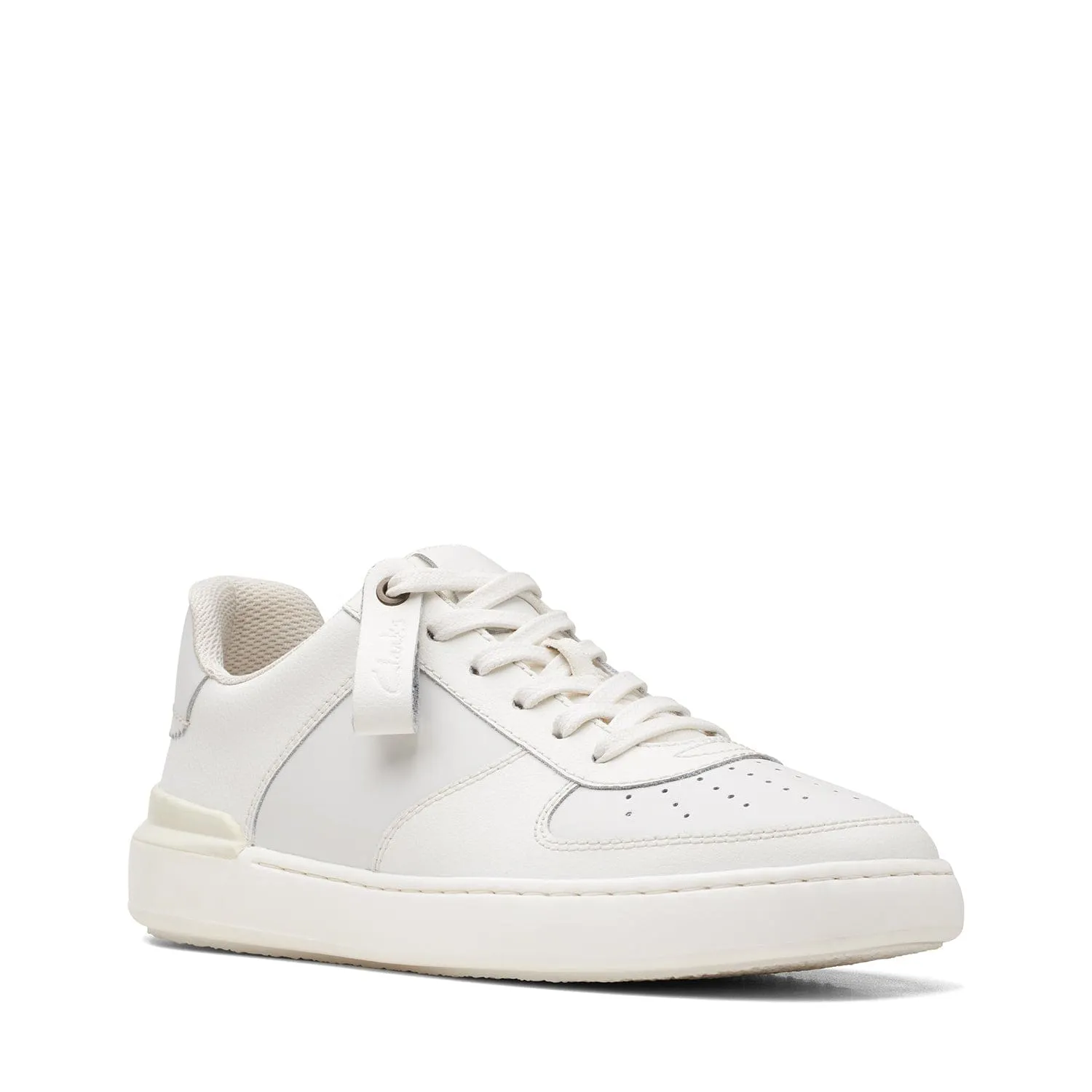 Clarks Courtlite Tie Shoes - White - 261673657 - G Width (Standard Fit)