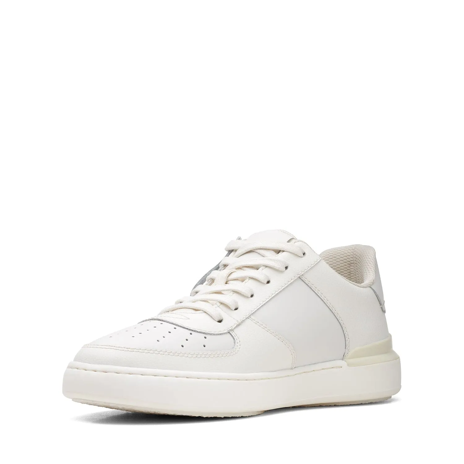 Clarks Courtlite Tie Shoes - White - 261673657 - G Width (Standard Fit)