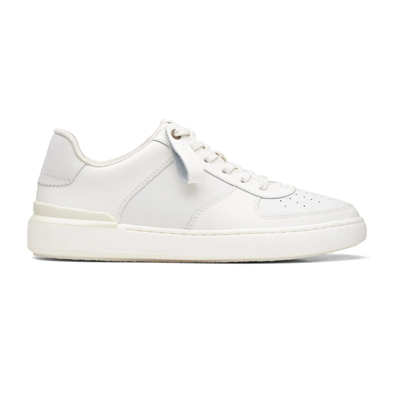 Clarks Courtlite Tie Shoes - White - 261673657 - G Width (Standard Fit)