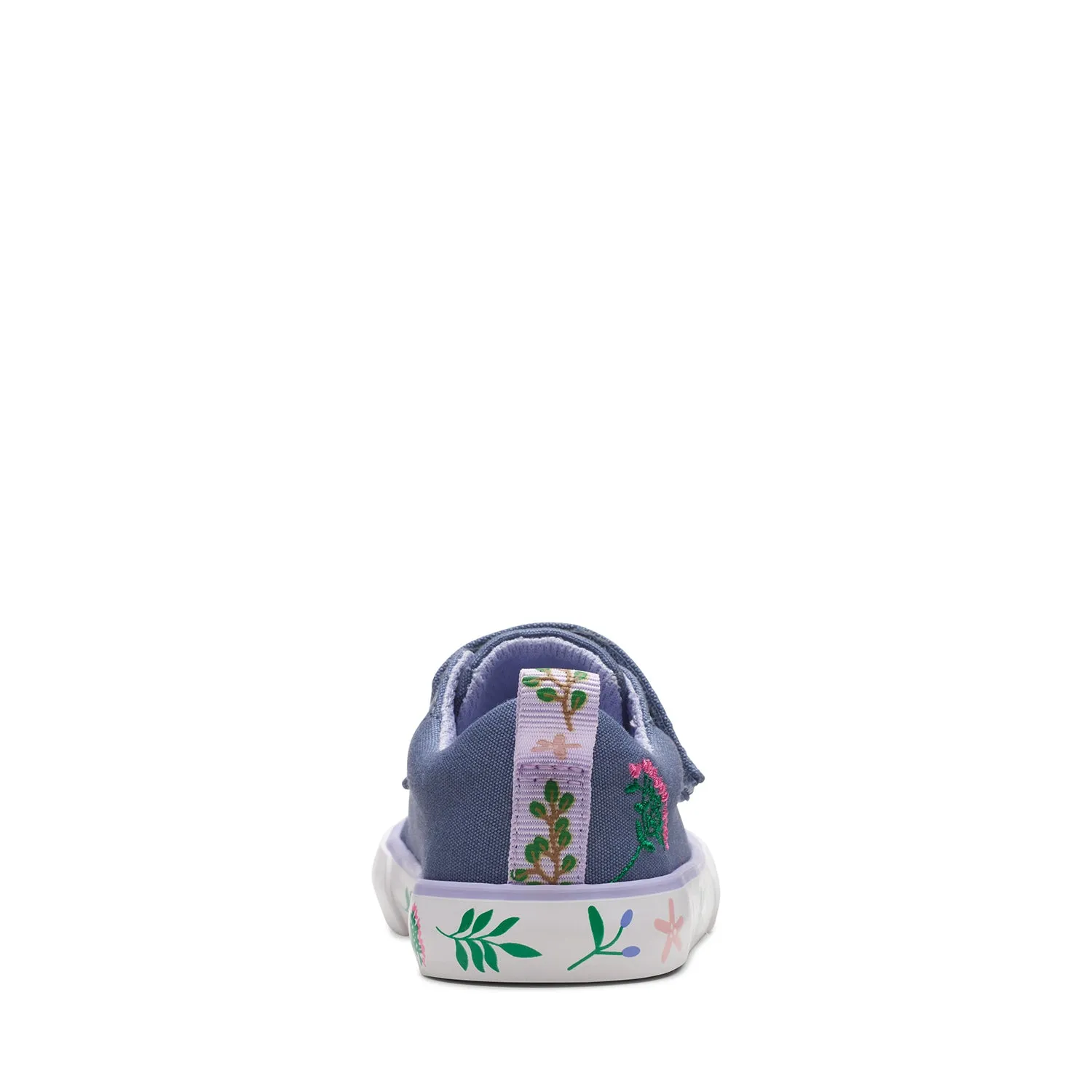 CLARKS GIRLS FOXING LO TODDLER. (WIDE FIT)