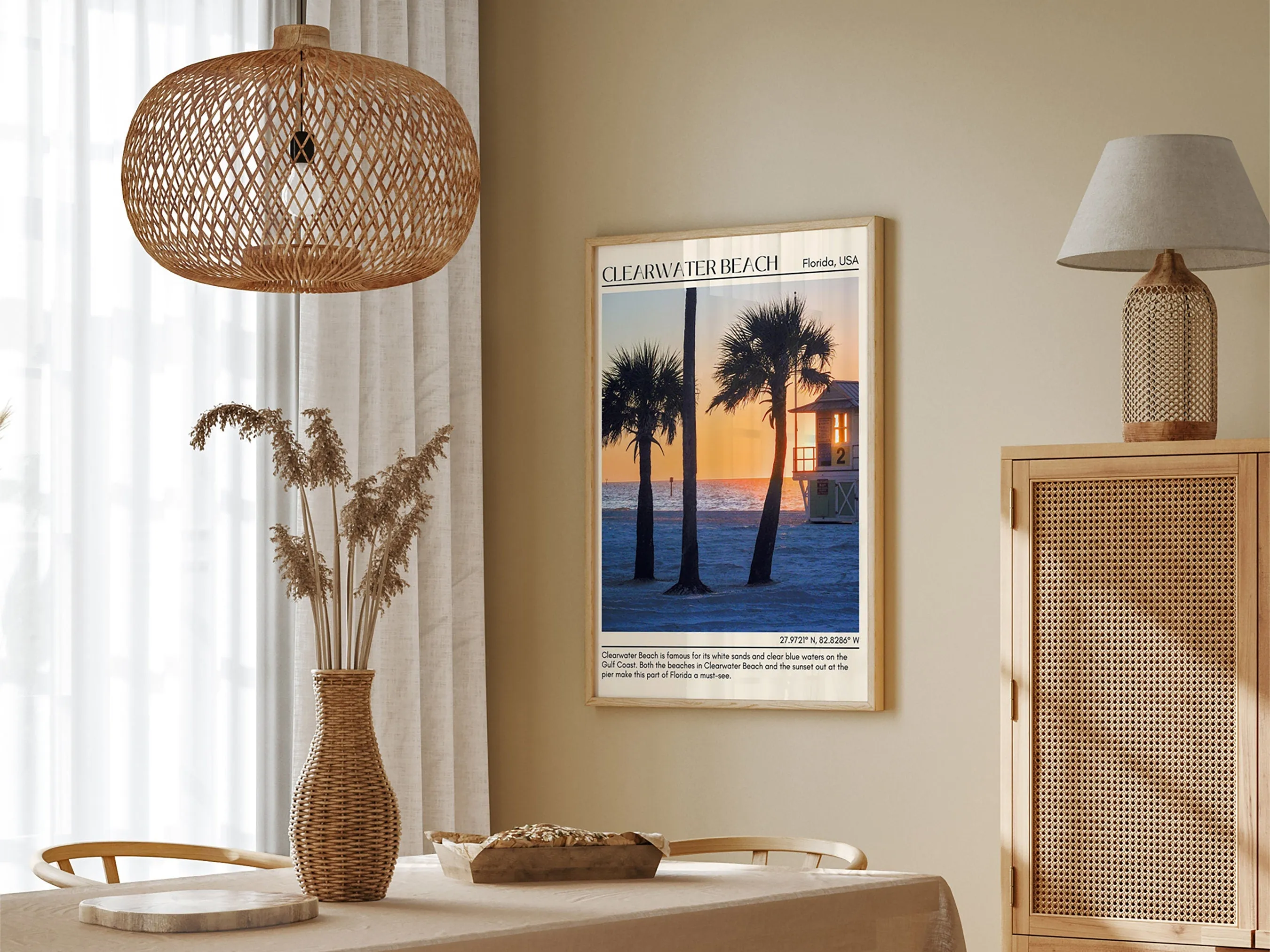 Clearwater Beach Wall Canvas, Florida, USA