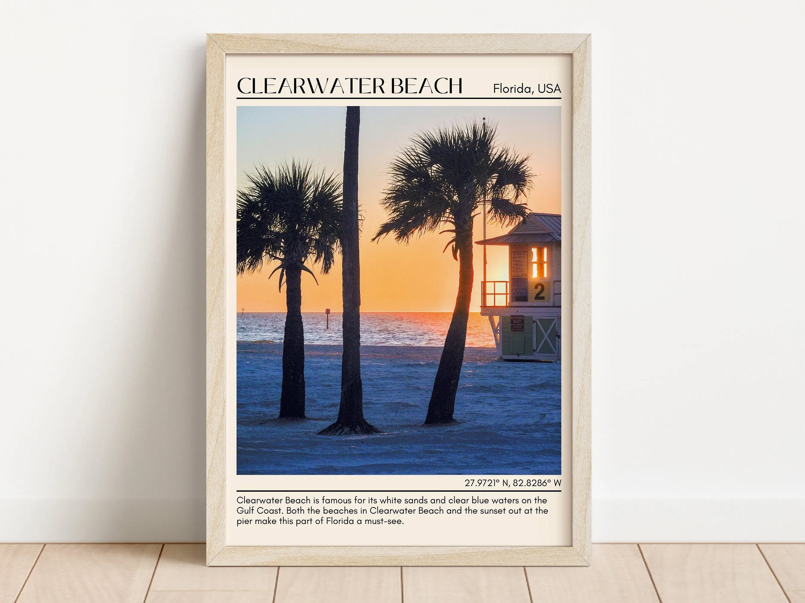 Clearwater Beach Wall Canvas, Florida, USA