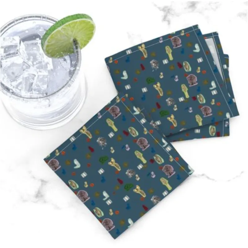 Cocktail Napkins <br/> The Great Mother, Cobalt