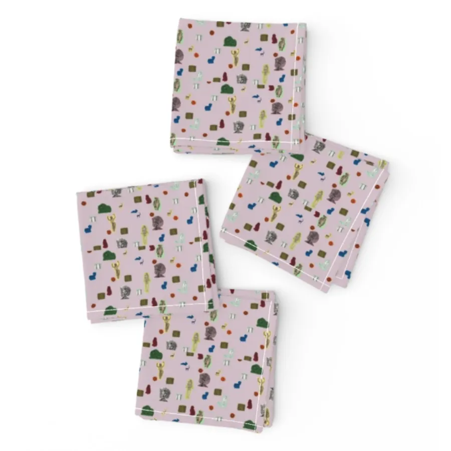 Cocktail Napkins <br/> The Great Mother, Rose Quartz