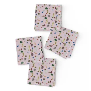 Cocktail Napkins <br/> The Great Mother, Rose Quartz