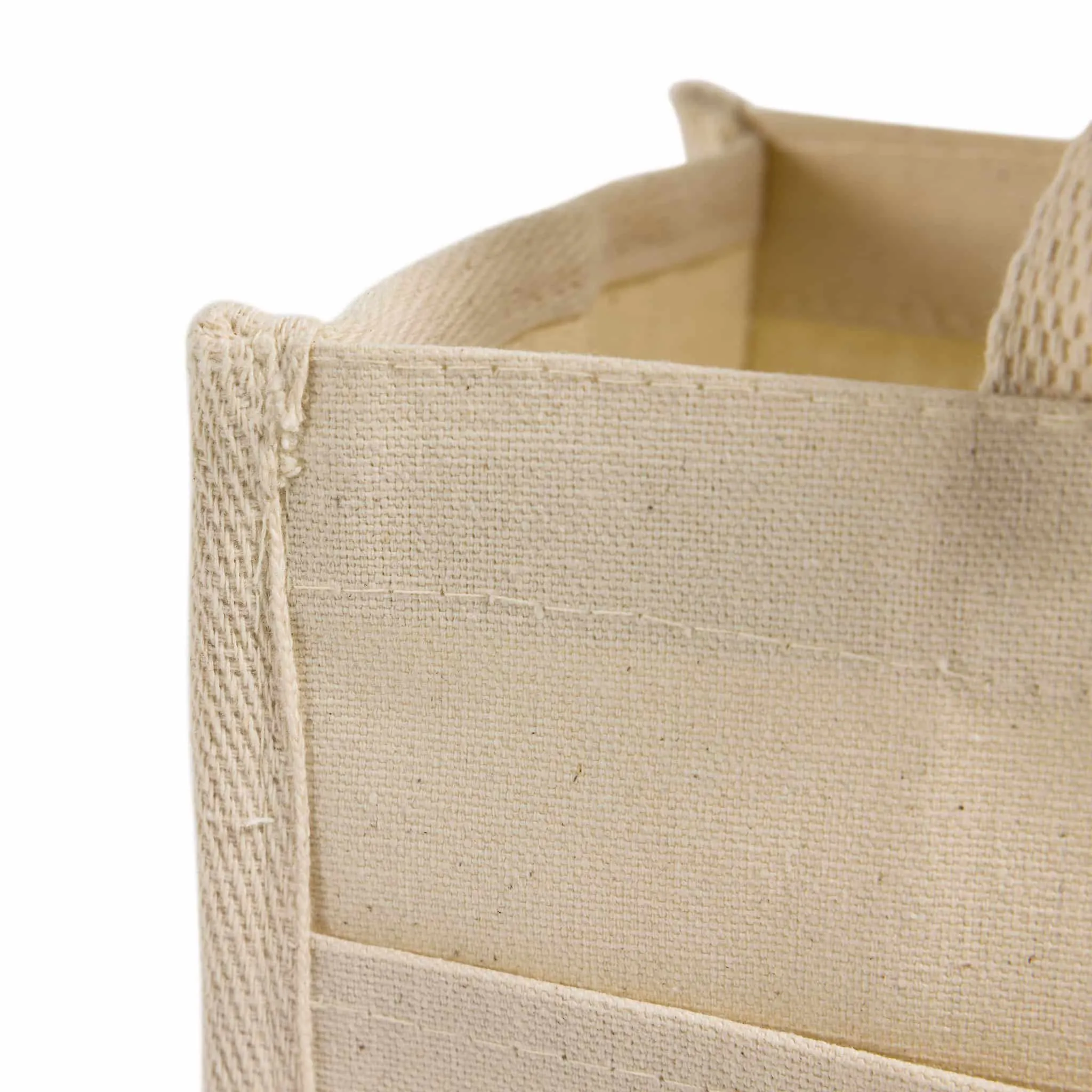 Color-Trim Canvas Tote