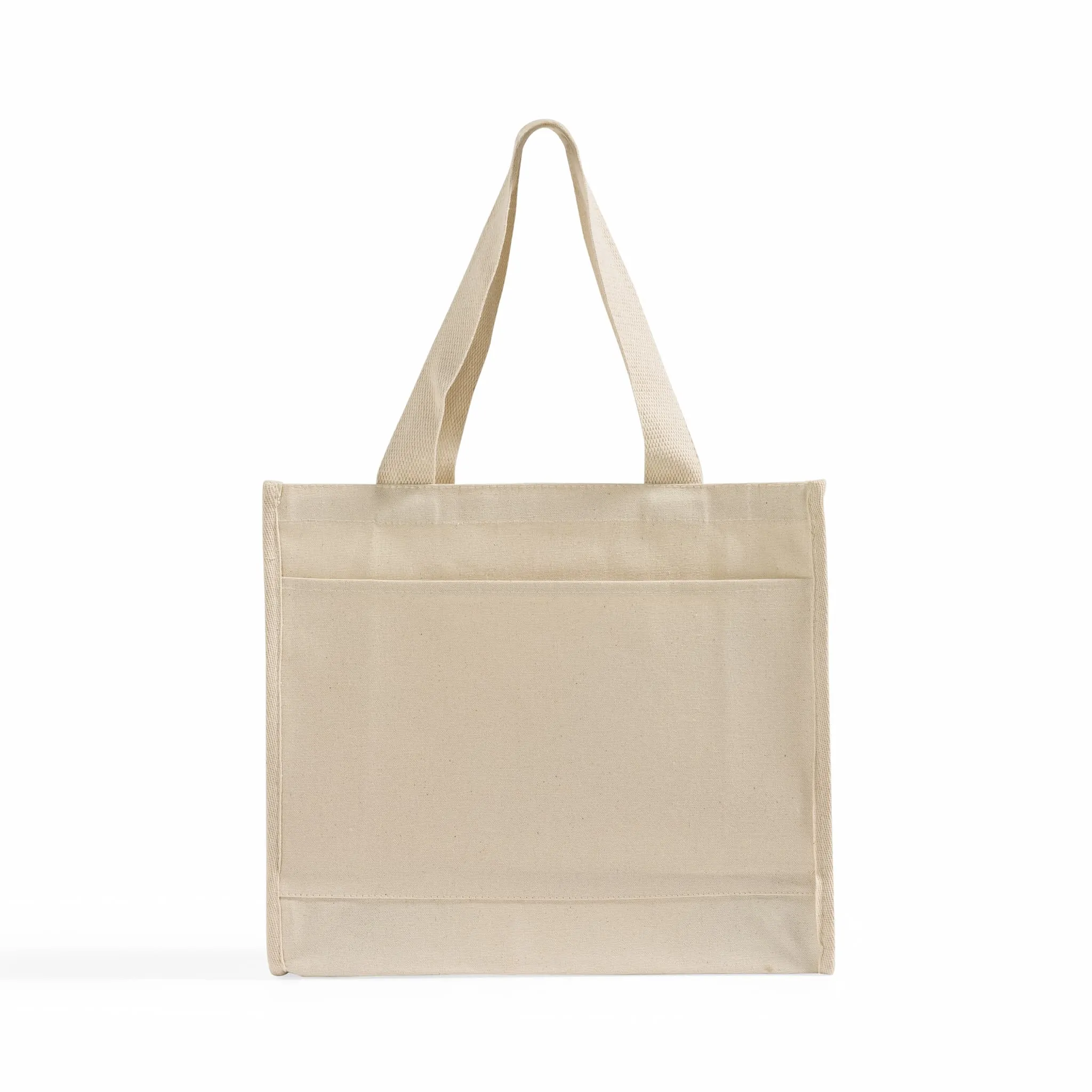 Color-Trim Canvas Tote