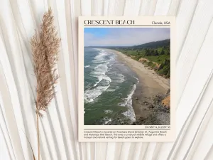 Crescent Beach Canvas, USA