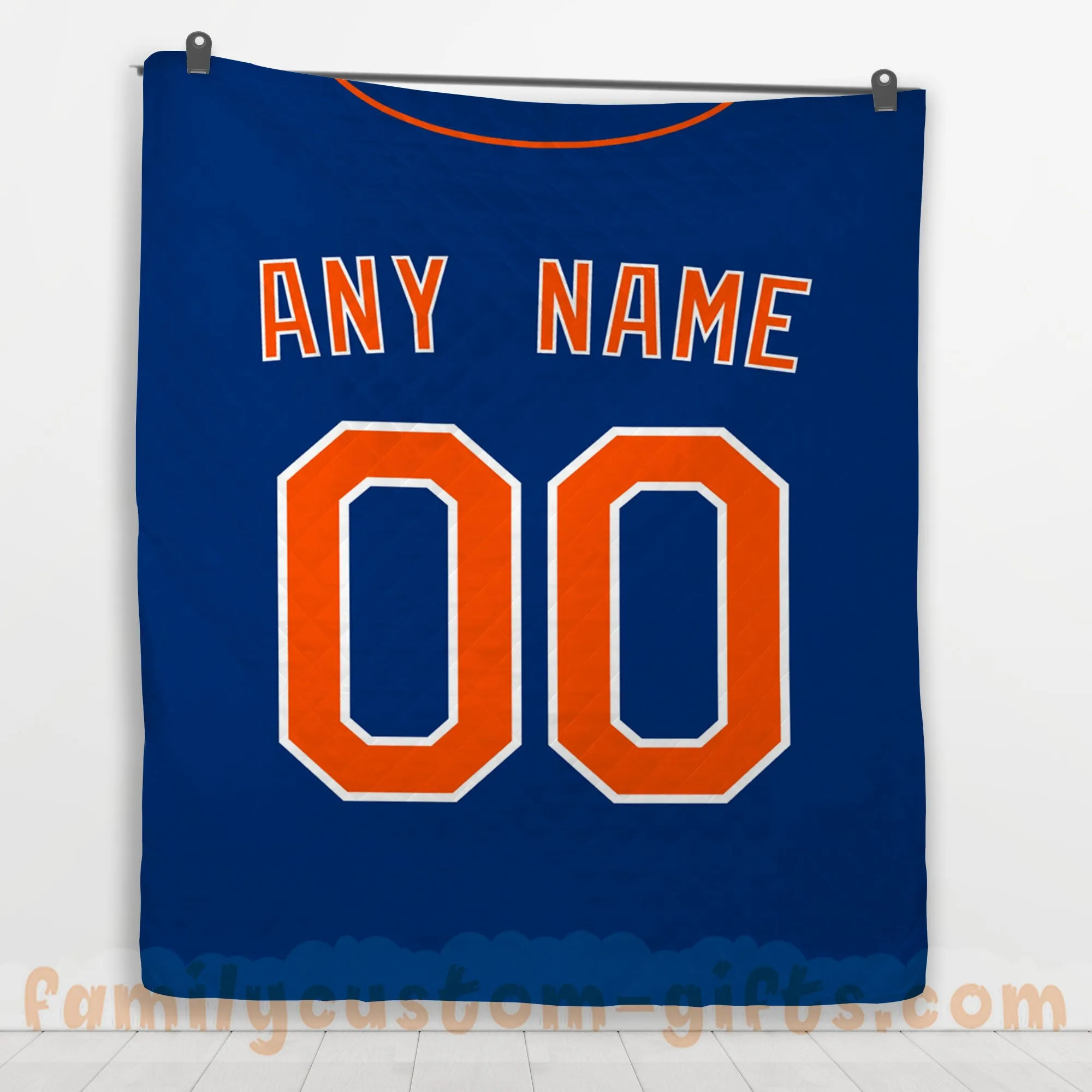Custom Premium Quilt Blanket New York Jersey Baseball Personalized Quilt Gifts for Her & Him