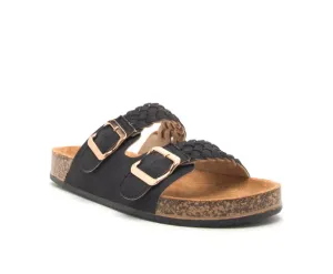DANI BRAIDED SANDAL BLACK