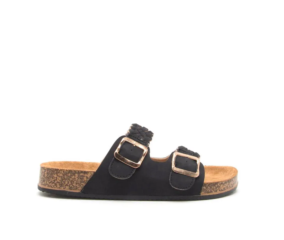 DANI BRAIDED SANDAL BLACK