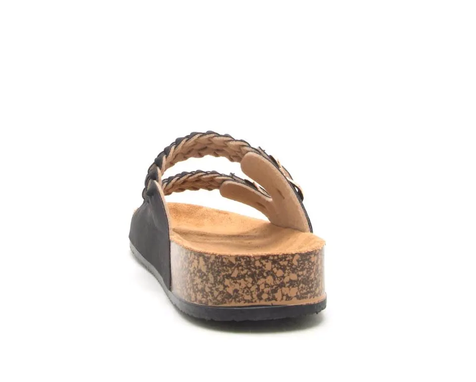 DANI BRAIDED SANDAL BLACK