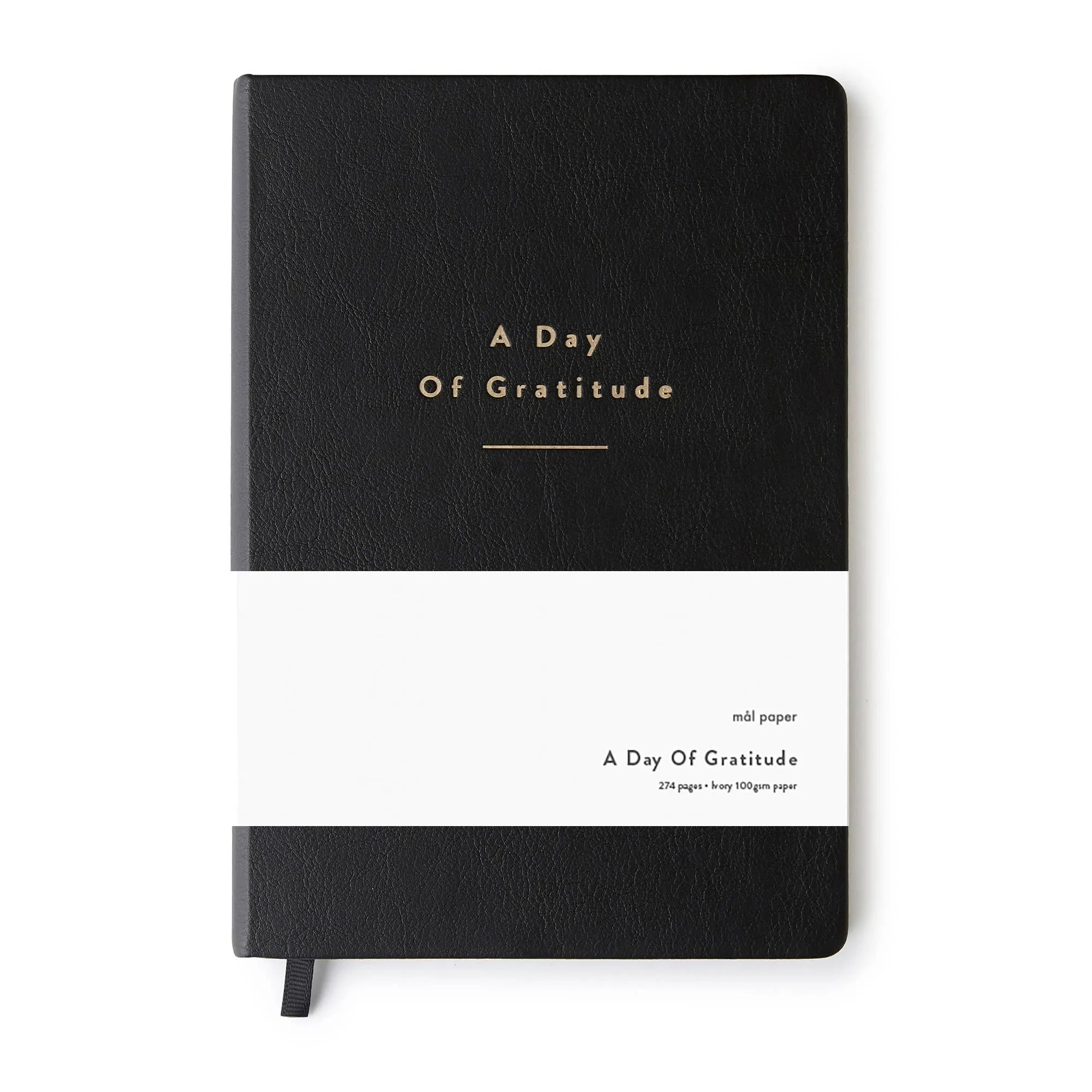 Day of Gratitude Journal Black