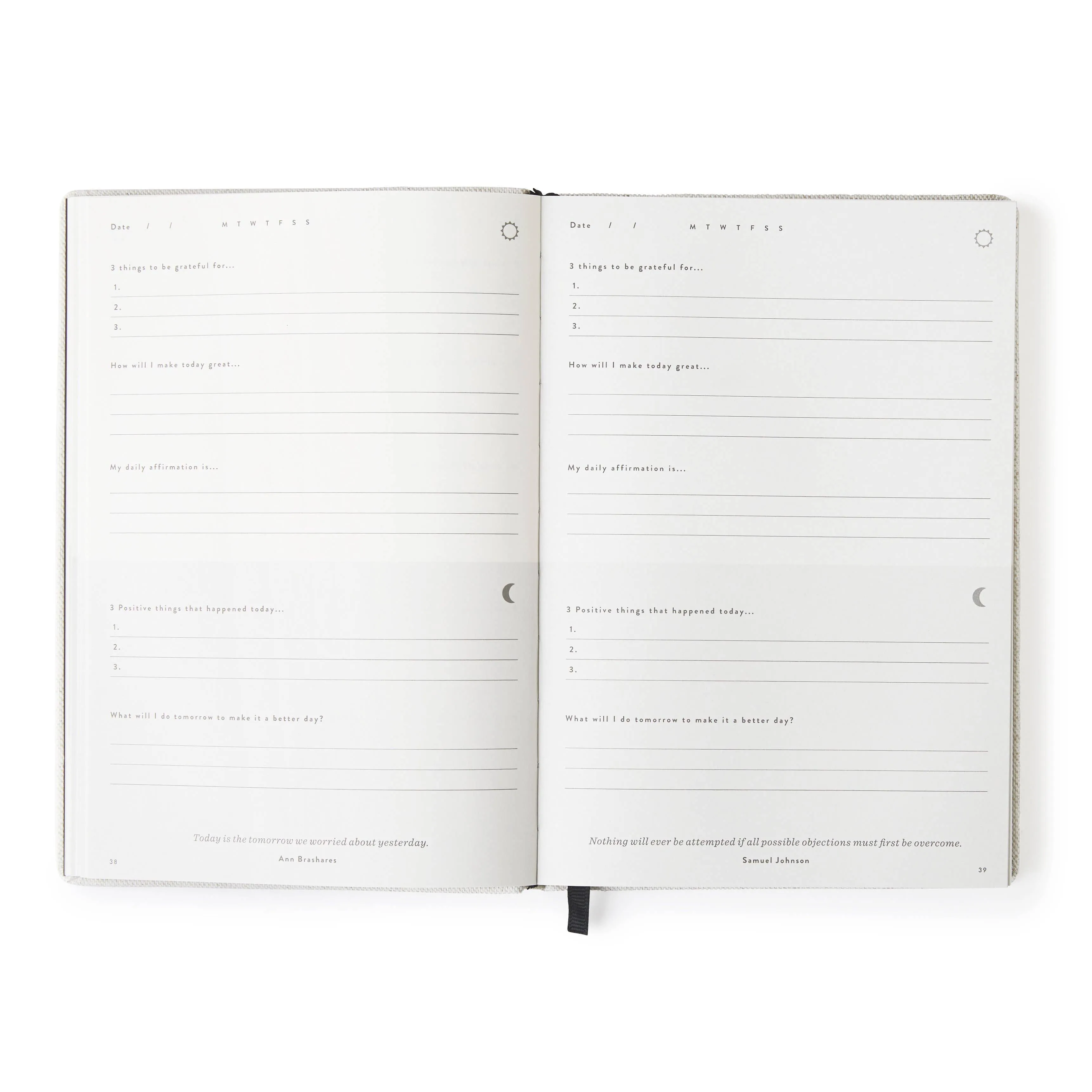 Day of Gratitude Journal Cotton