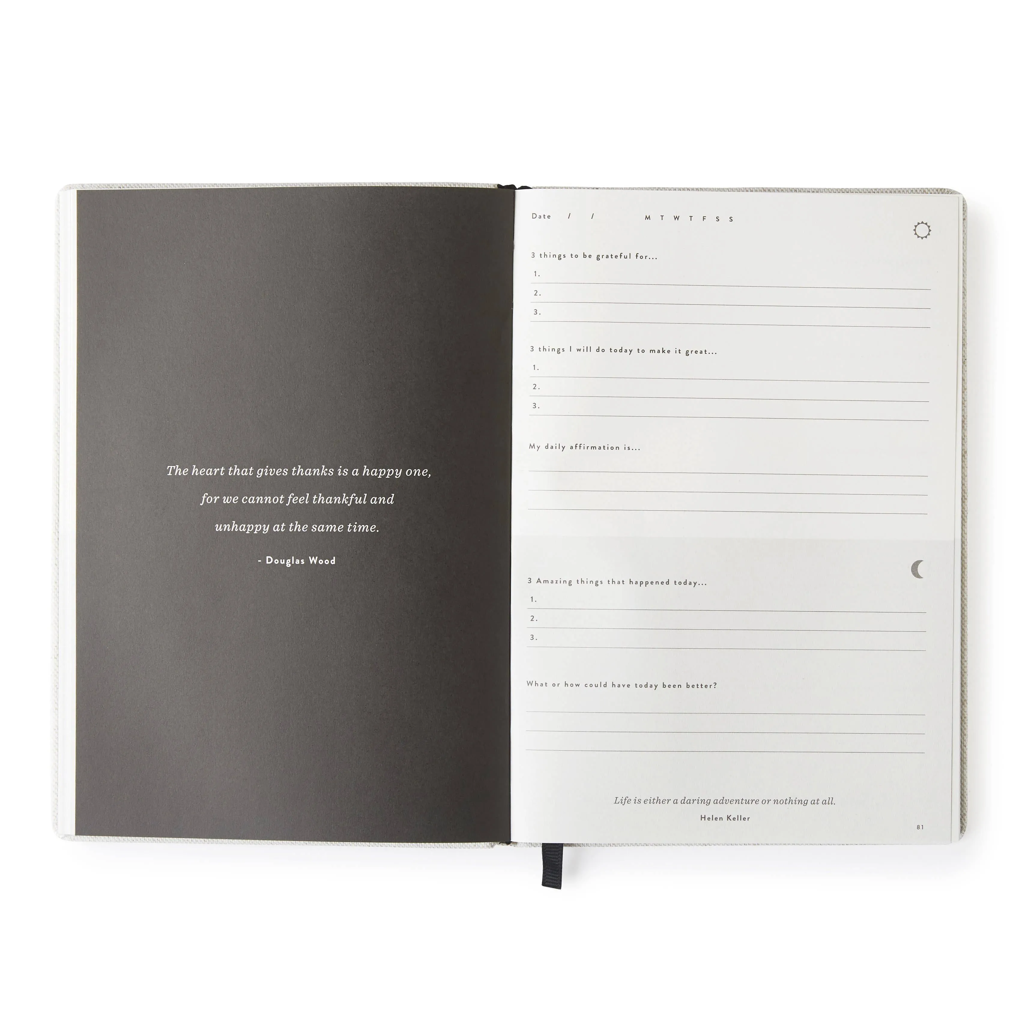Day of Gratitude Journal Cotton