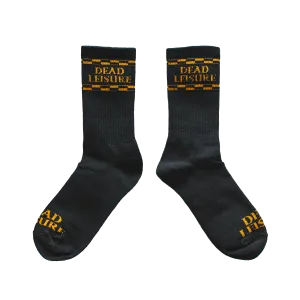 DEAD LEISURE LOGO SOCKS