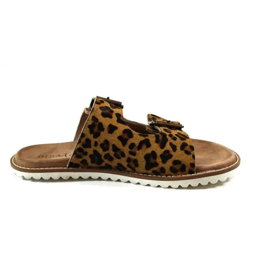 Diba True Come Back Sandal - Leopard Ponyhair