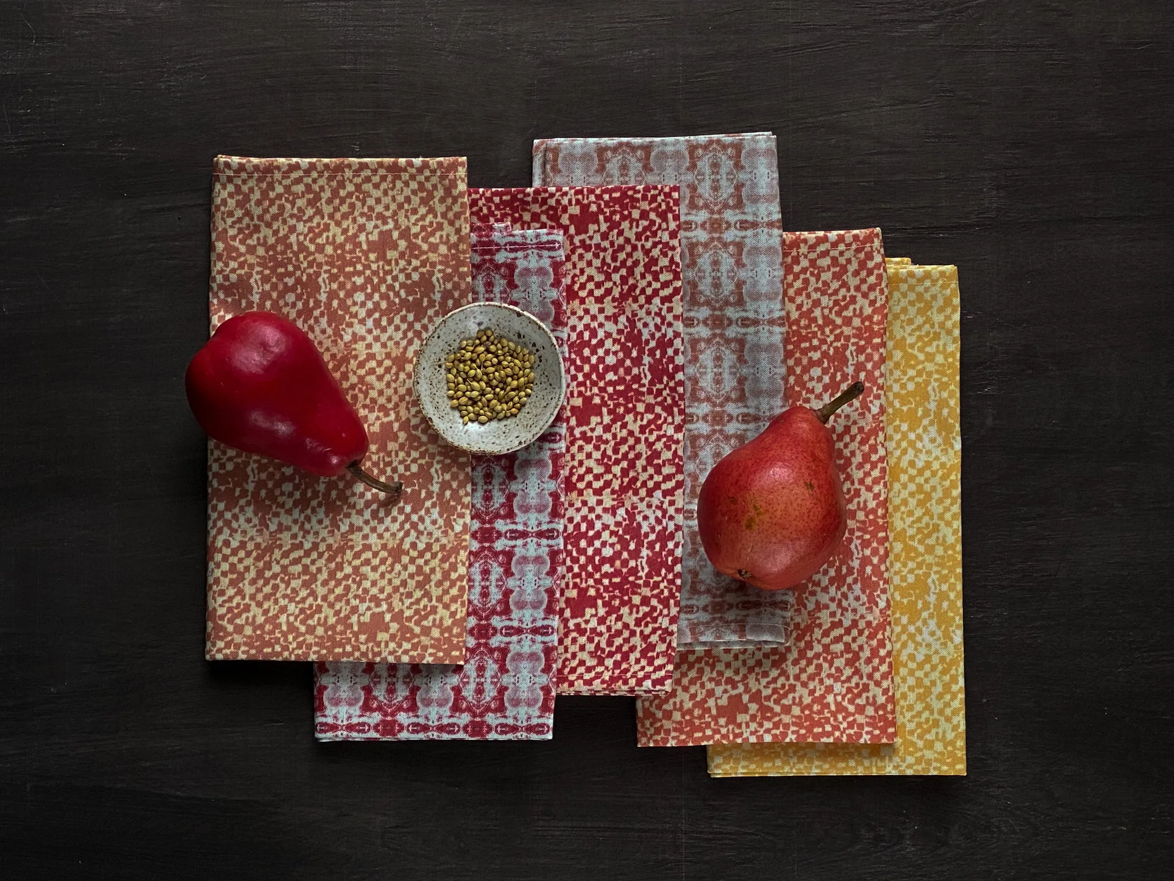 Dinner Napkins <br/> Tjap, Cinnamon