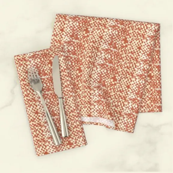 Dinner Napkins <br/> Tjap, Cinnamon