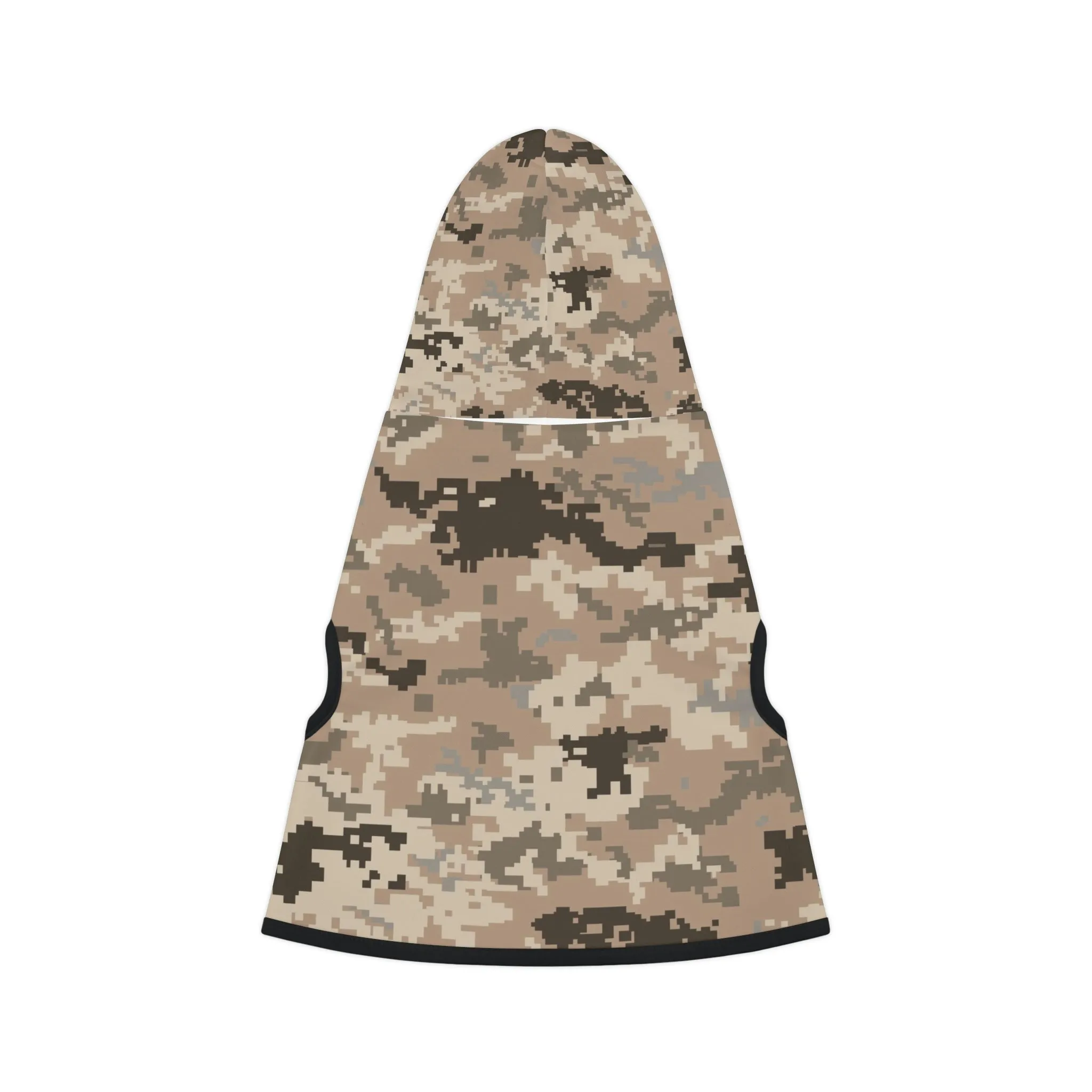Dog Hoodie Sweater, Camouflage Tan - Comfortable Dog Clothes