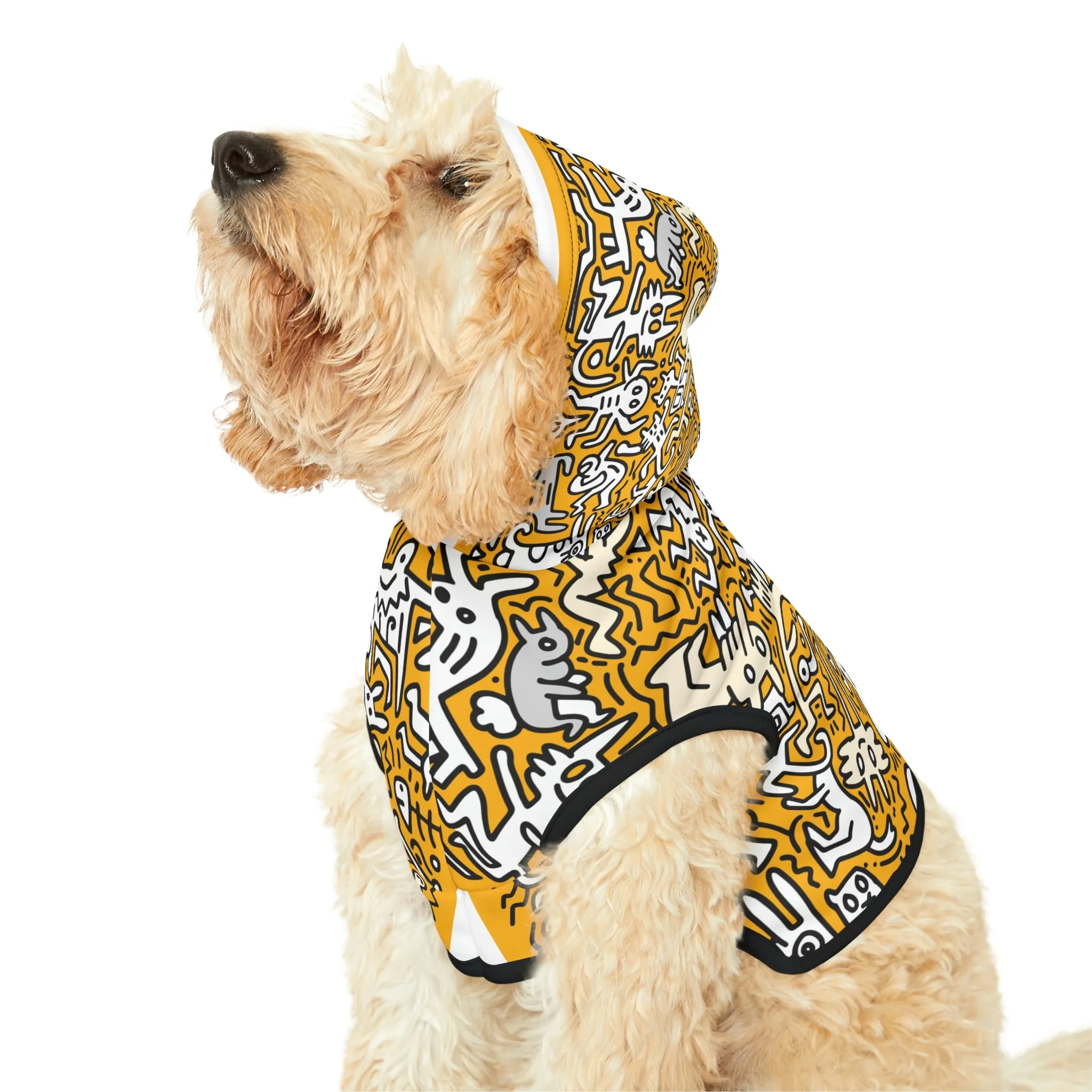 Dog Hoodie Sweater, Doodles - Comfortable Dog Clothes