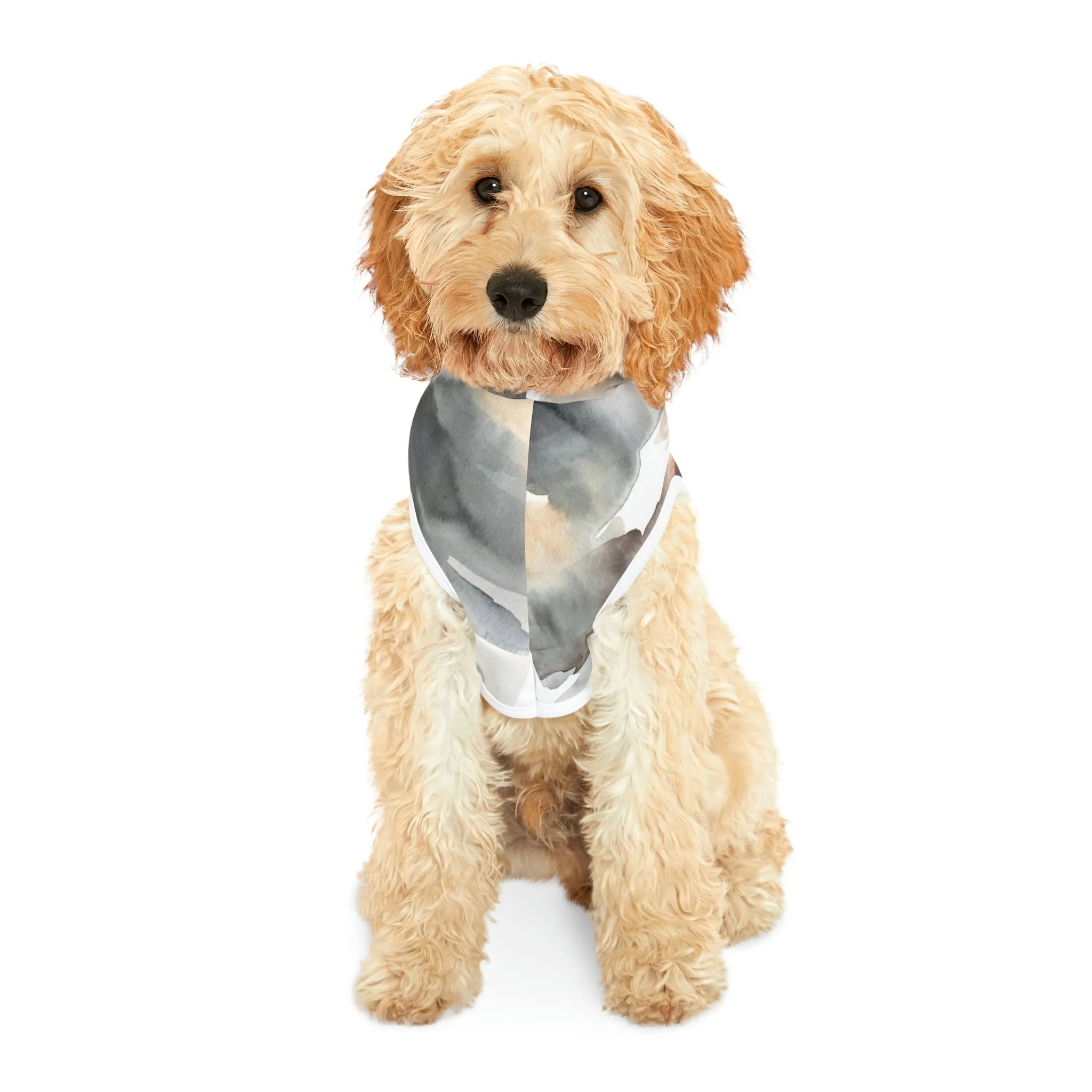 Dog Hoodie Sweater, Tie Dye Tan - Comfortable Dog Clothes