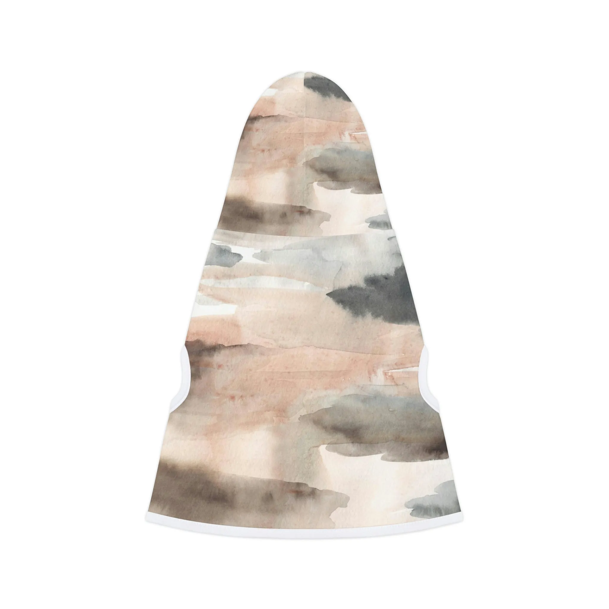 Dog Hoodie Sweater, Tie Dye Tan - Comfortable Dog Clothes
