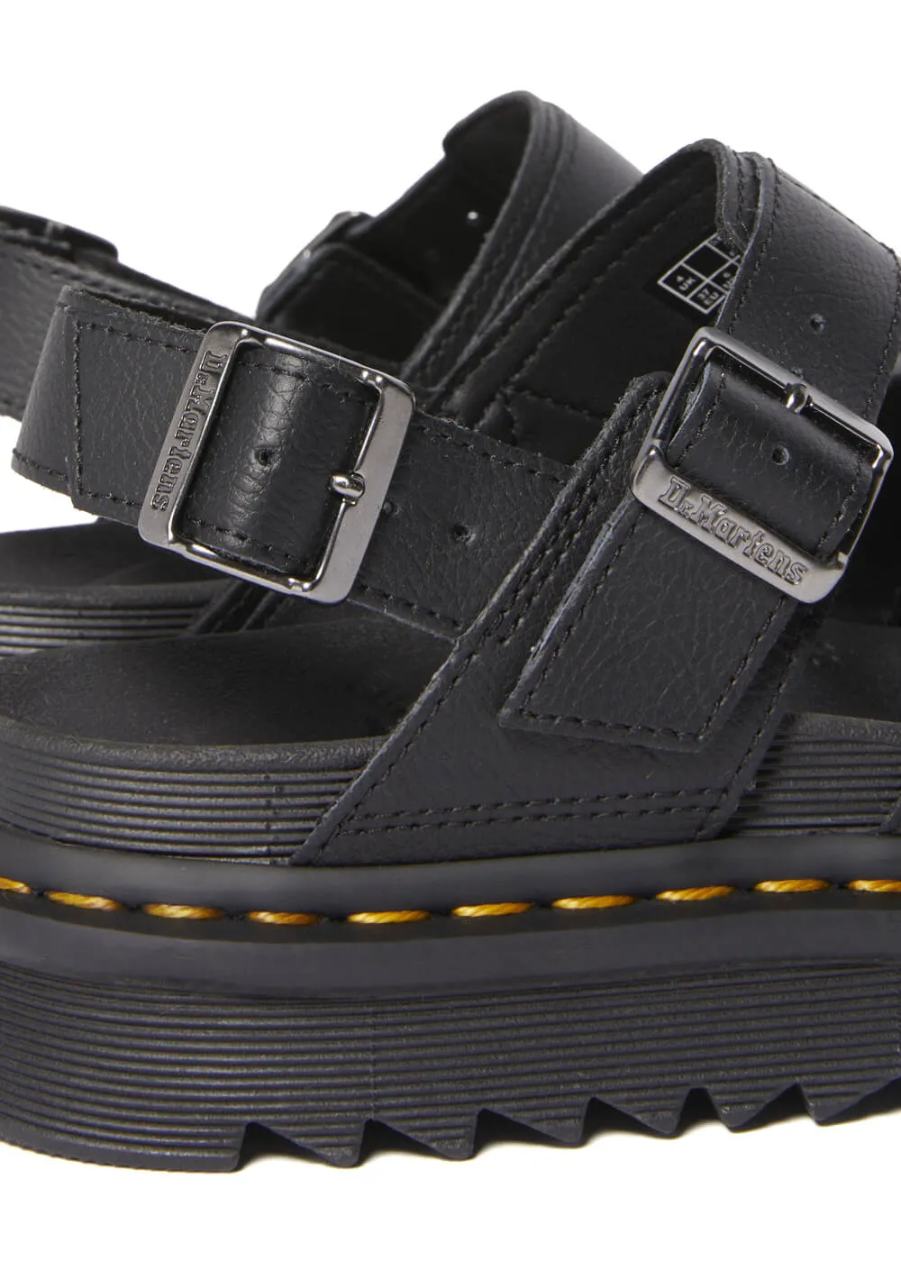 Dr. Martens Voss II Leren Sandals Black