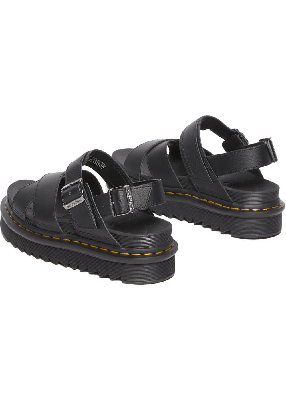Dr. Martens Voss II Leren Sandals Black