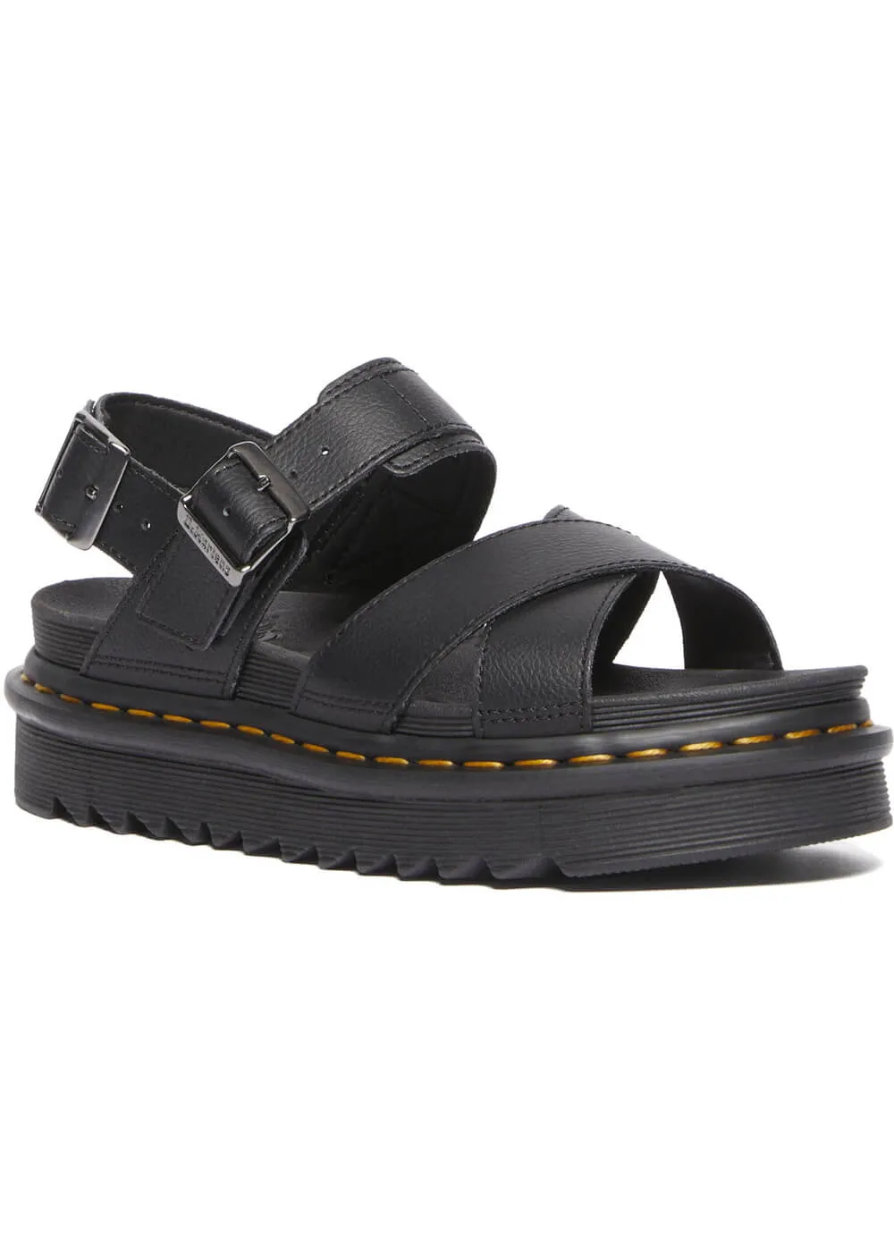 Dr. Martens Voss II Leren Sandals Black