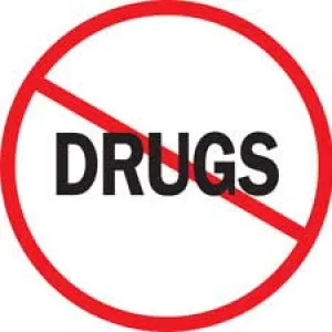 DRUGS Hard Hat Labels