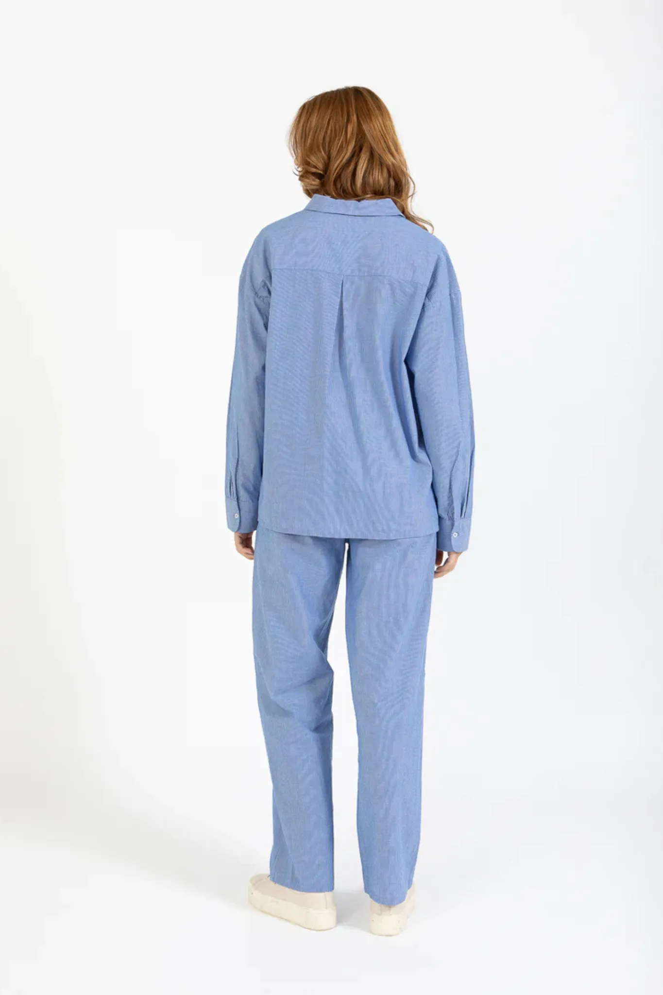 EMMIE SHIRT - BLUE STRIPES