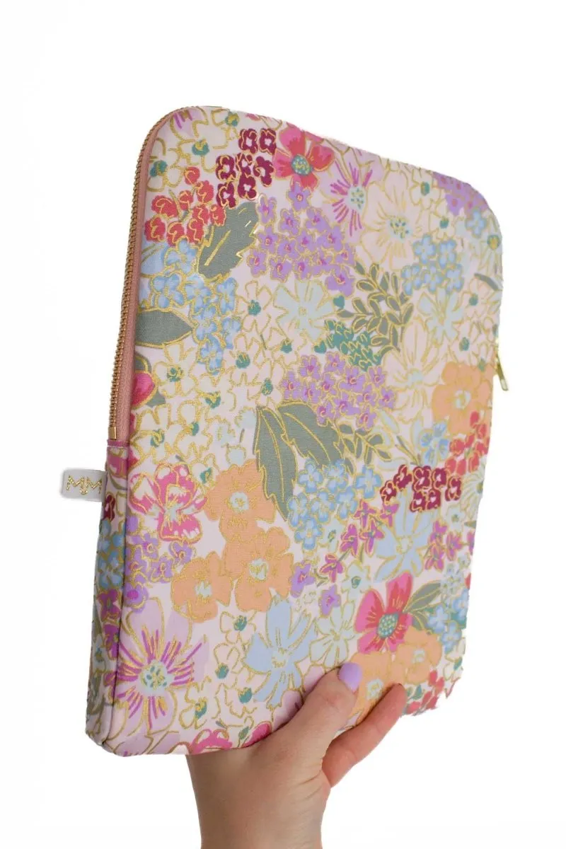 English Rose Canvas 11" Device Tablet Sleeve