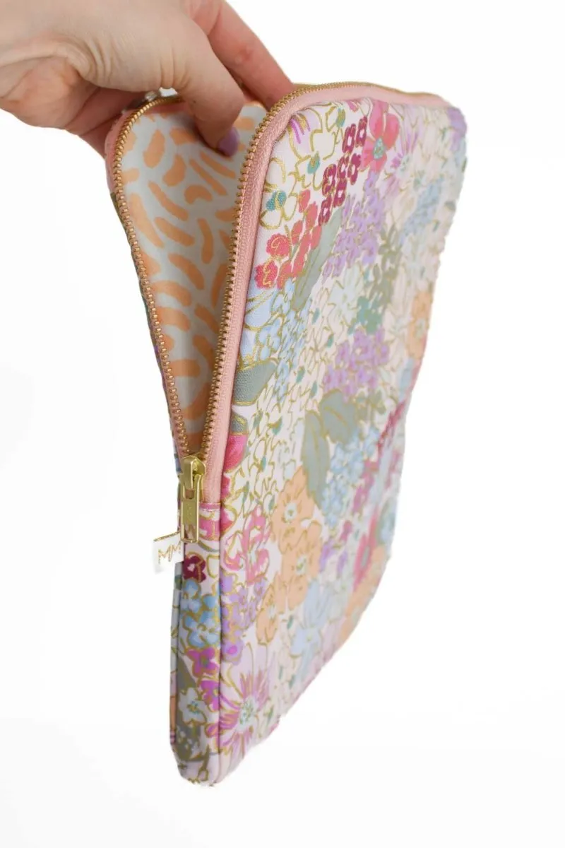 English Rose Canvas 11" Device Tablet Sleeve
